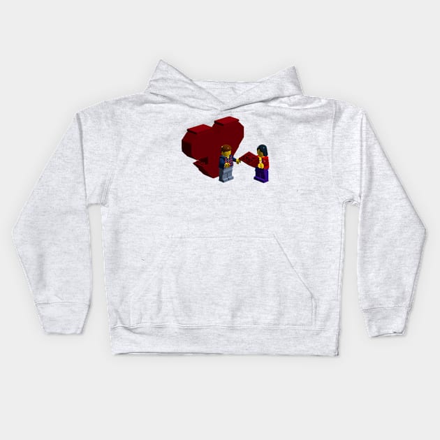 Piece of My Heart Kids Hoodie by Ironmatter